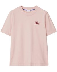Burberry - Equestrian Knight-Motif T-Shirt - Lyst