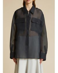 KHAITE - The Missa Button-Up Shirt - Lyst