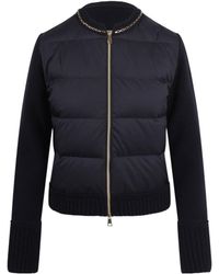 Moncler - Chain-Trimmed Padded Puffer Jacket - Lyst