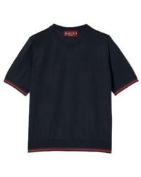 Gucci - Cashmere And Silk Top - Lyst