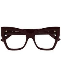 Balenciaga - Eyewear Cat Eye Frame Glasses - Lyst