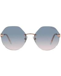Tiffany & Co. - Round Frame Sunglasses - Lyst