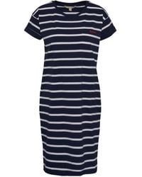Barbour - Otterburn Striped Midi Dress - Lyst