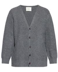 Lisa Yang - Leander Ribbed Button Cardigan - Lyst