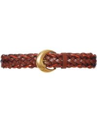 Etro - Braided Leather Belt - Lyst
