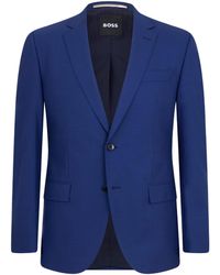 BOSS - Single-Breasted Blazer - Lyst