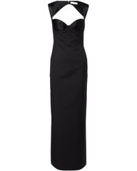 Nina Ricci - Cutout Virgin Wool Corset Gown - Lyst