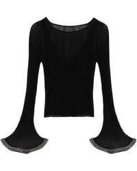 Jonathan Simkhai - Maebry Long-Sleeve Blouse - Lyst