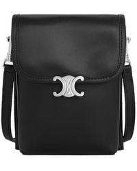 Celine - Vertical Pouch Soft Triomphe - Lyst