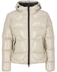 Herno - Logo Patch Zip-Up Padded Jacket - Lyst