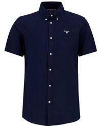 Barbour - Oxford Short Sleeve Tailored Shirt - Lyst