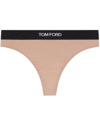 Tom Ford - Logo Waistband Thongs - Lyst