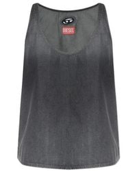 DIESEL - De Misy S Cut Out Logo Top - Lyst