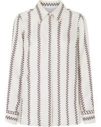 Gabriela Hearst - Cruz Printed Silk-Satin Shirt - Lyst