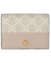 Gucci - Bi-Color Gg Marmont Small Wallet - Lyst