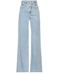 Isabel Marant - Light Wash Straight Leg Jeans - Lyst