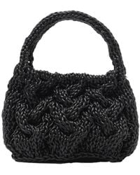 JW Anderson - Jw Anderson Small Cable Knitted Top Handle Bag - Lyst