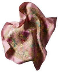 Gucci - Printed Gg Silk Twill Carré - Lyst