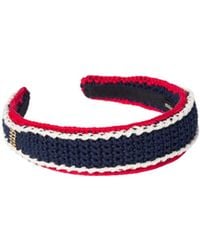 Miu Miu - Crochet Patterned Headband - Lyst