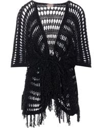 Twinset - Fringed Crochet Knitted Top - Lyst