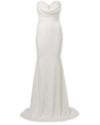 Alex Perry - Bridal Crepe Satin Gown - Lyst