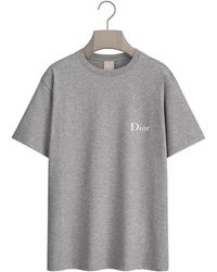 Dior - T-Shirt With Embroidery, Relaxed Fit - Lyst