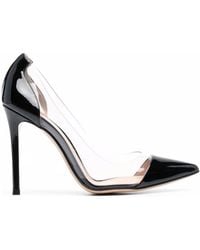 Gianvito Rossi - Plexi Pointed Toe Pumps - Lyst