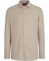 ZEGNA - Cashco Long-Sleeved Shirt - Lyst