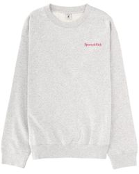Sporty & Rich - Crew Neck Sweatshirt - Lyst