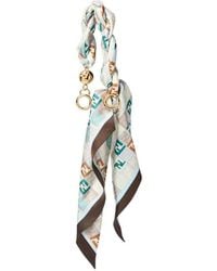 Fendi - Ff-Logo Braided Bag Charm - Lyst