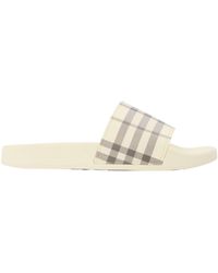 Burberry - Retro Plaid Slippers - Lyst