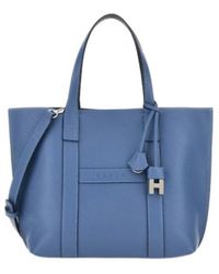 Hogan - Logo Embossed Top Handle Bag - Lyst
