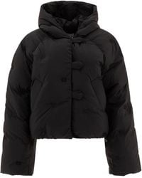 Ganni - Short Tech Puffer Jacket - Lyst