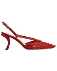 Roger Vivier - Escarpins Dorsay Virgule En Cuir Velours - Lyst