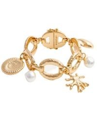 Self-Portrait - Coral Charm Bracelet - Lyst
