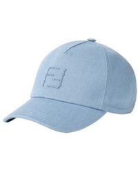Fendi - Ff Stitches Baseball Cap - Lyst