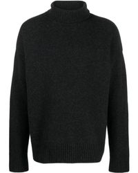 Ami Paris - Ami De Coeur High Neck Knitted Jumper - Lyst