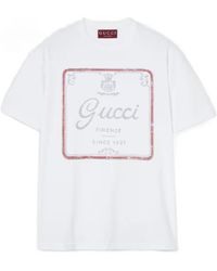 Gucci - Logo-Printed Crewneck T-Shirt - Lyst