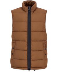 Barbour - Stand-Up Collar Zip-Up Vest - Lyst