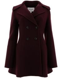 Alaïa - Alaïa Double Breasted Long Sleeved Coat - Lyst