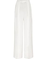 Brunello Cucinelli - High-Waisted Wide Leg Trousers - Lyst