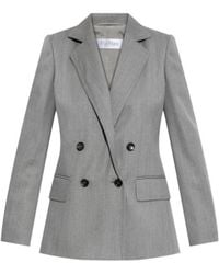 Max Mara - Double-Breasted Blazer - Lyst