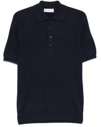 Brunello Cucinelli - Ribbed Polo Shirt - Lyst