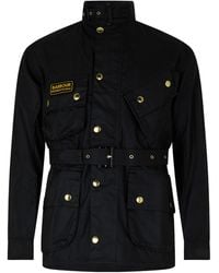 Barbour - Stand-Collar Waist-Tight Multi-Pocket Jacket - Lyst