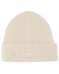 Isabel Marant - Logo Patch Ribbed-Knit Beanie - Lyst