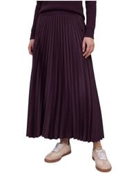 Marella - Elastic-Waist Pleated Skirt - Lyst