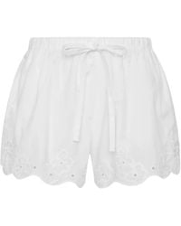 SIR. - Klara Broderie-Anglaise Drawstring Shorts - Lyst