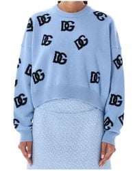 Dolce & Gabbana - Dg Logo Inlay Sweater - Lyst
