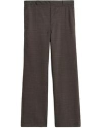 Our Legacy - Checked Wool Casual Pants - Lyst