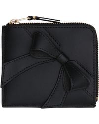 Comme des Garçons - Comme Des Garçons Wallet Big Bow Zipped Wallet - Lyst